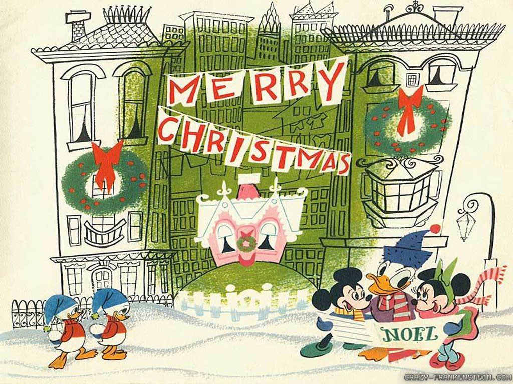 Vintage Disney Christmas Wallpapers