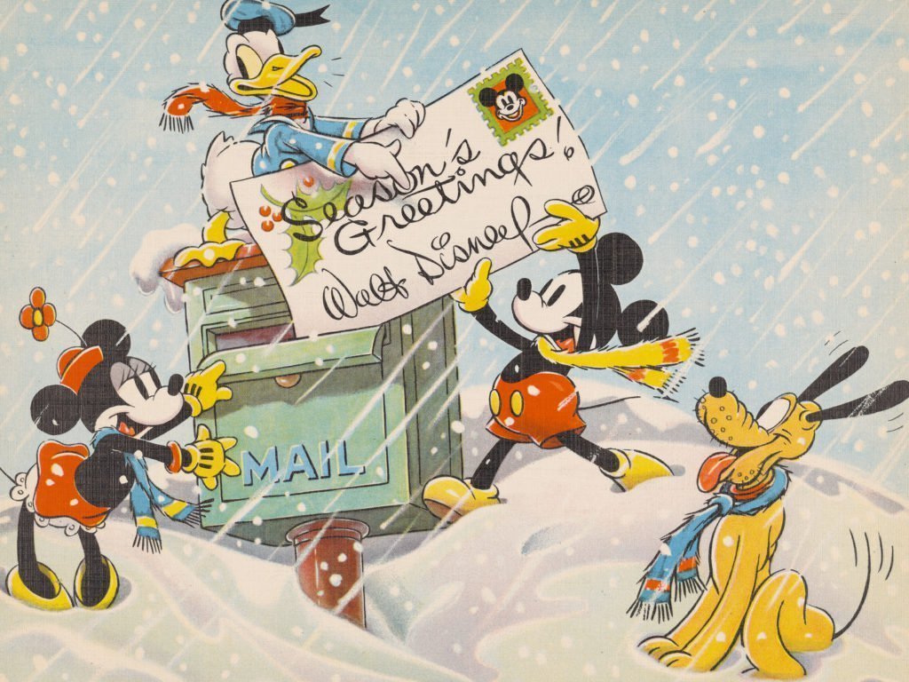 Vintage Disney Christmas Wallpapers