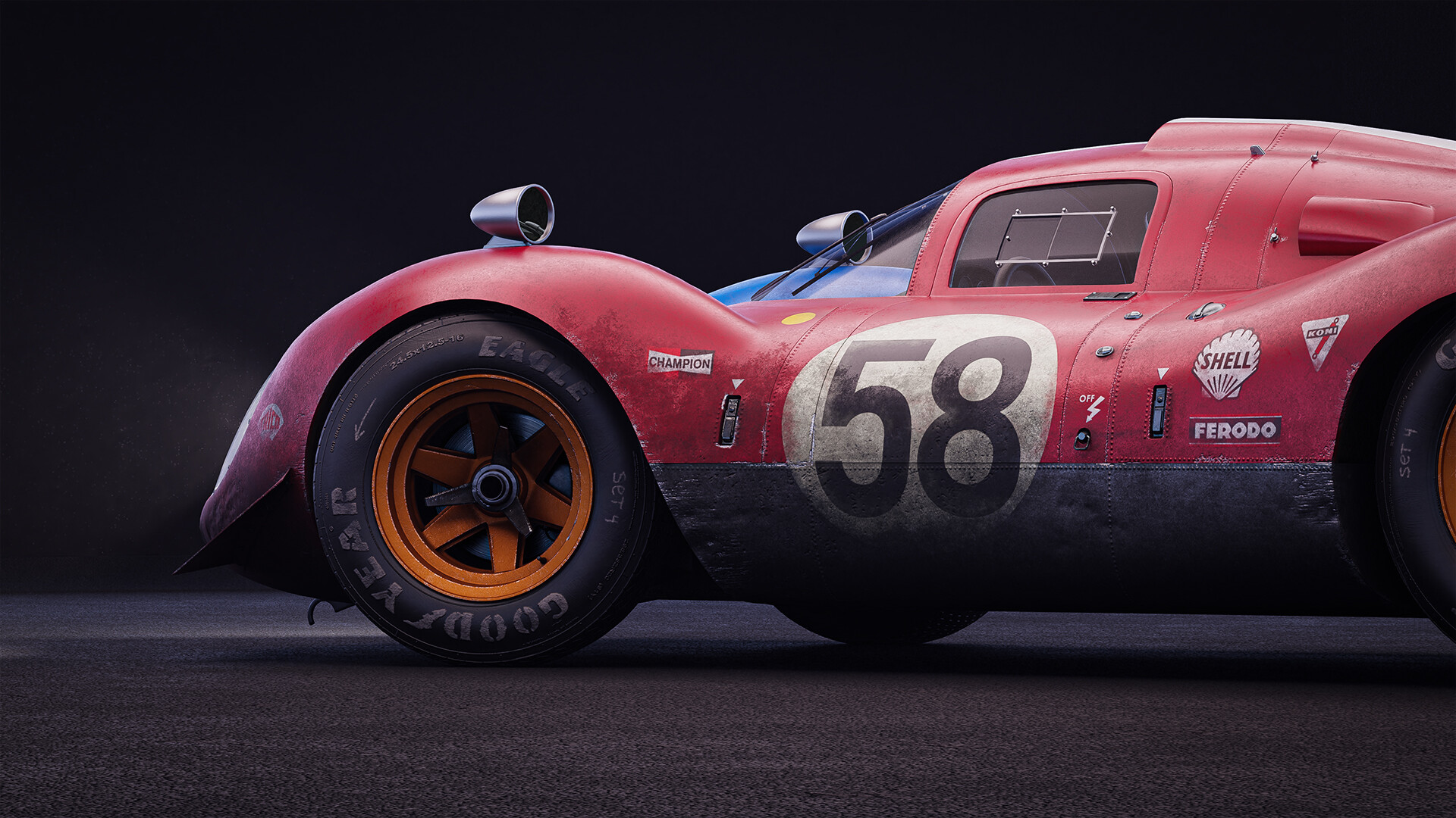 Vintage Race Car Wallpapers