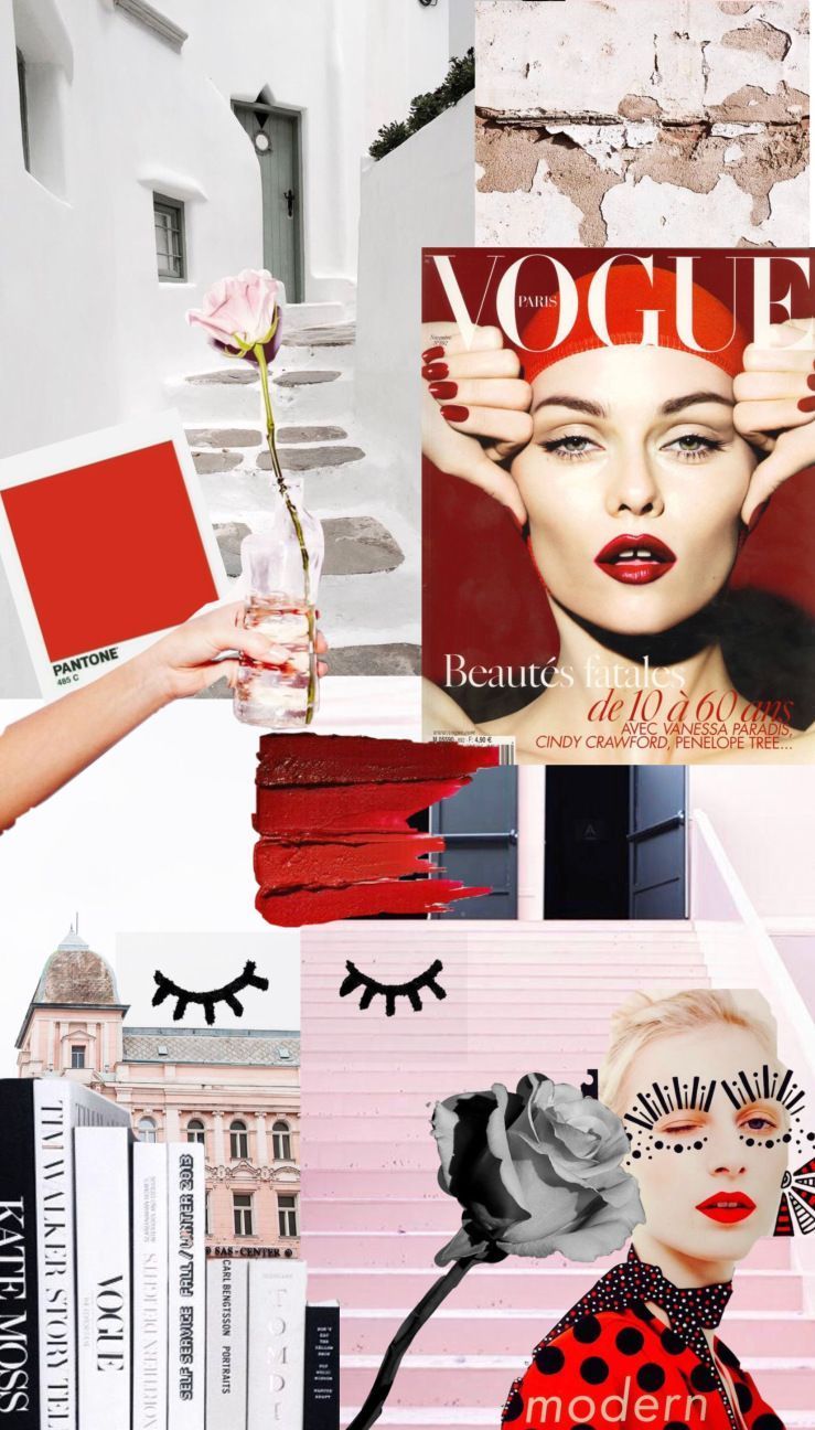 Vogue Collage Wallpapers