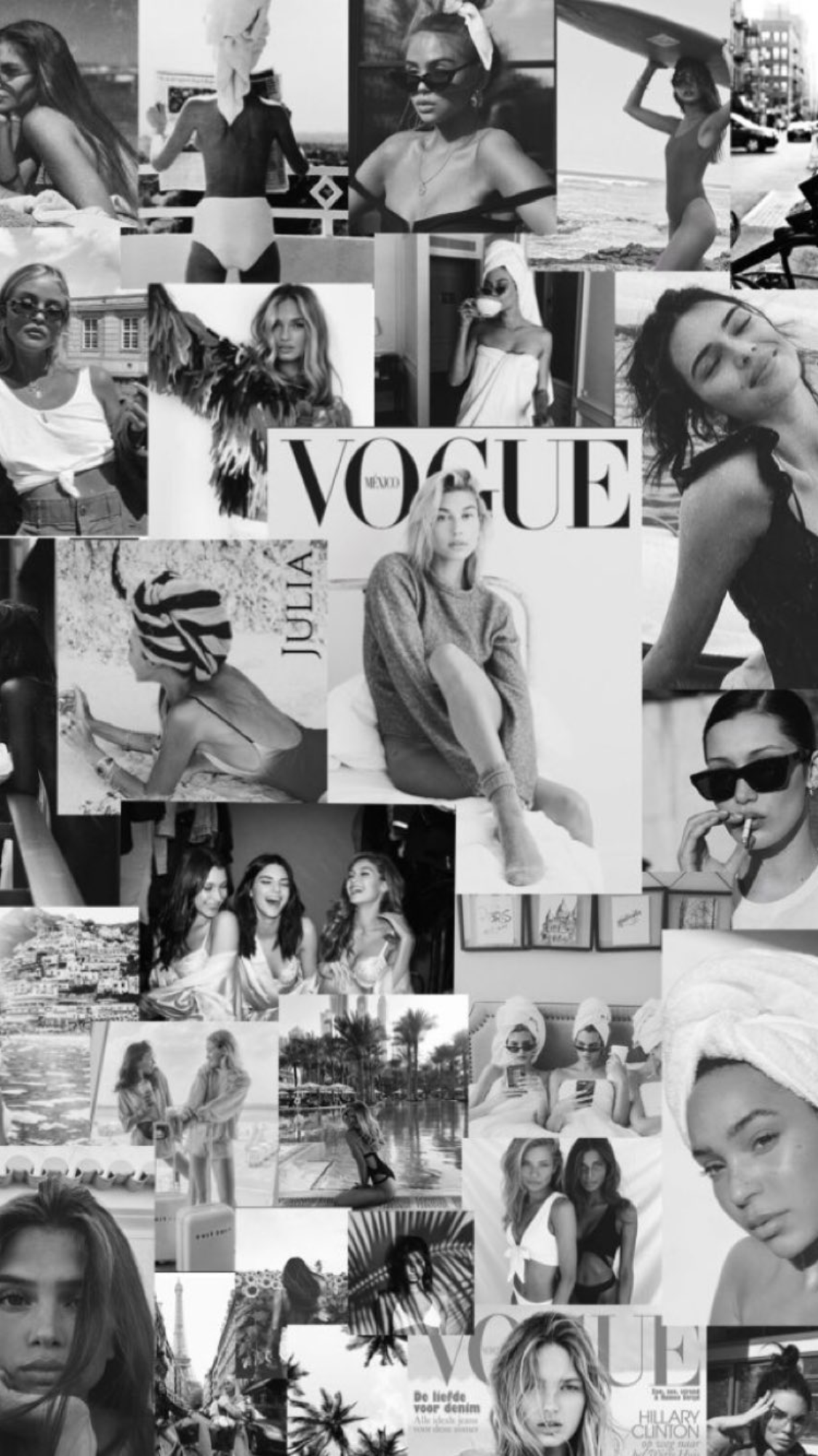 Vogue Collage Wallpapers