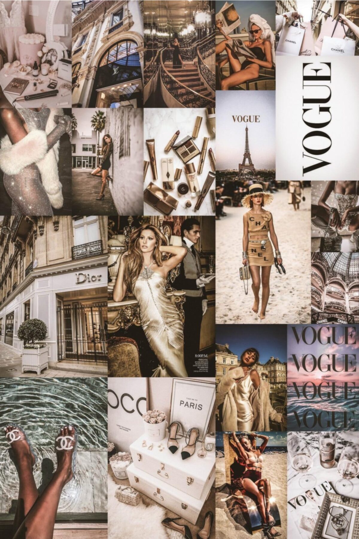 Vogue Collage Wallpapers