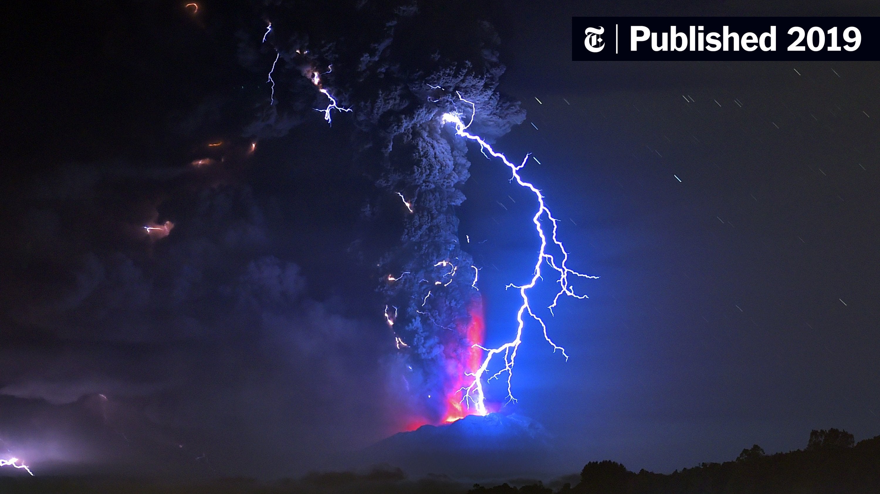 Volcano Lightning Wallpapers