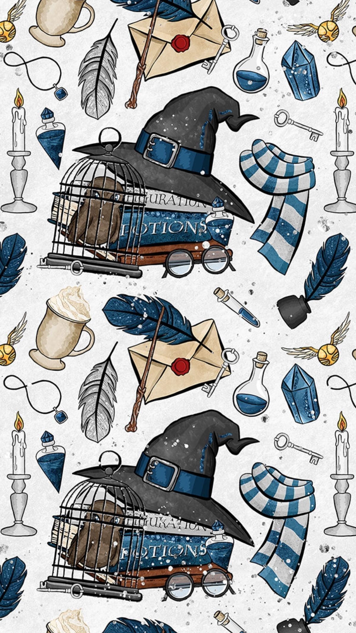 Wallpaper Harry Potter Pattern Wallpapers