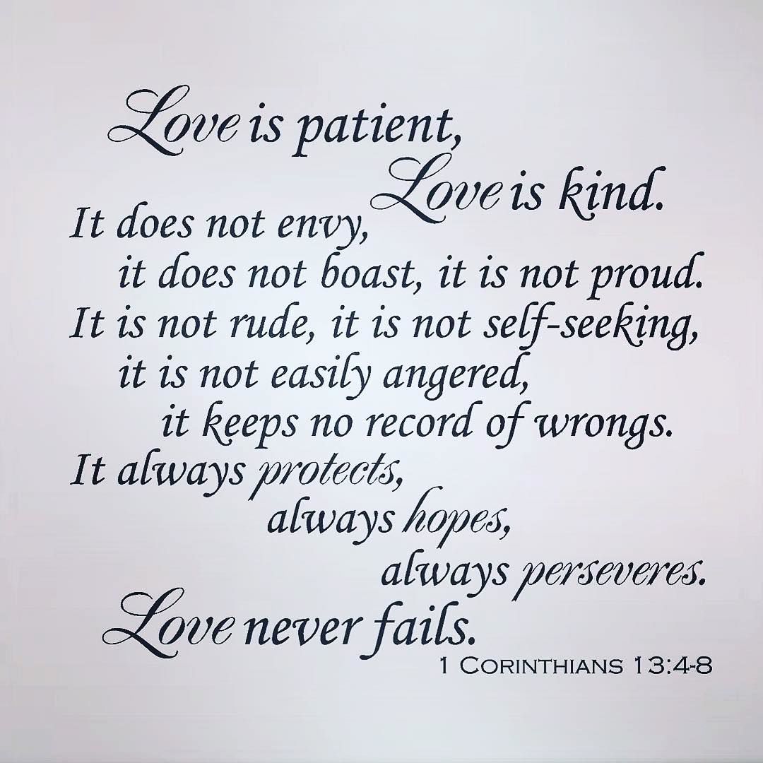 Wallpaper Love Is Patient Wallpapers