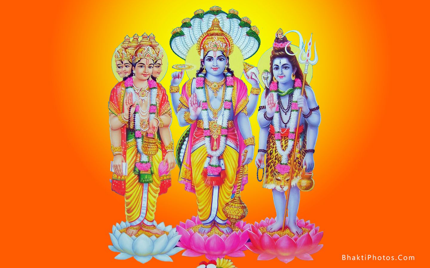 Wallpaper Of Brahma, Vishnu, And Mahesh Wallpapers