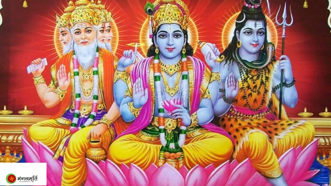 Wallpaper Of Brahma, Vishnu, And Mahesh Wallpapers