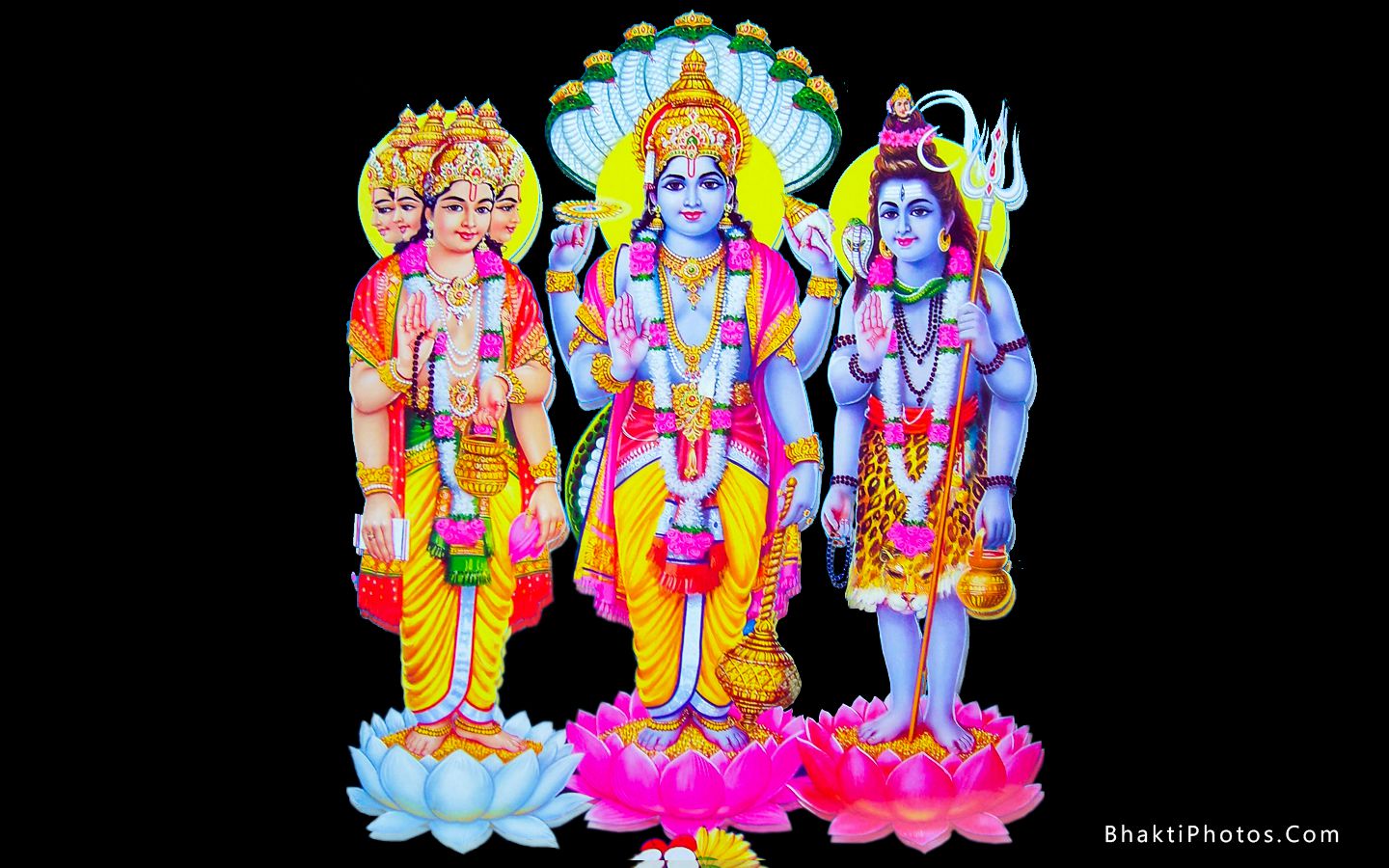 Wallpaper Of Brahma, Vishnu, And Mahesh Wallpapers