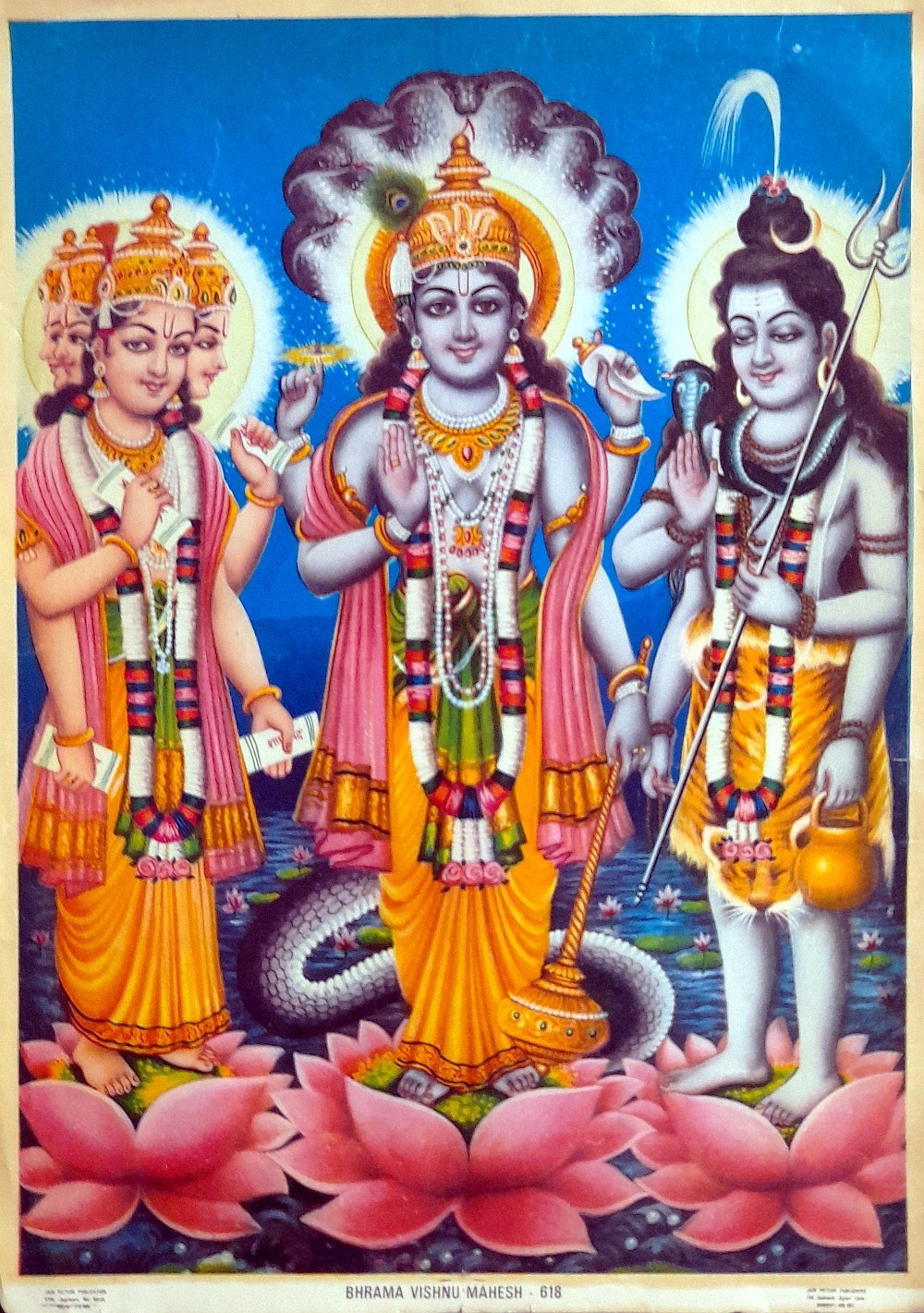 Wallpaper Of Brahma, Vishnu, And Mahesh Wallpapers