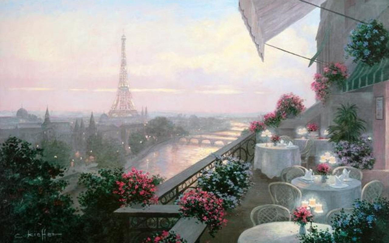 Wallpaper Paris Cafe Wallpapers