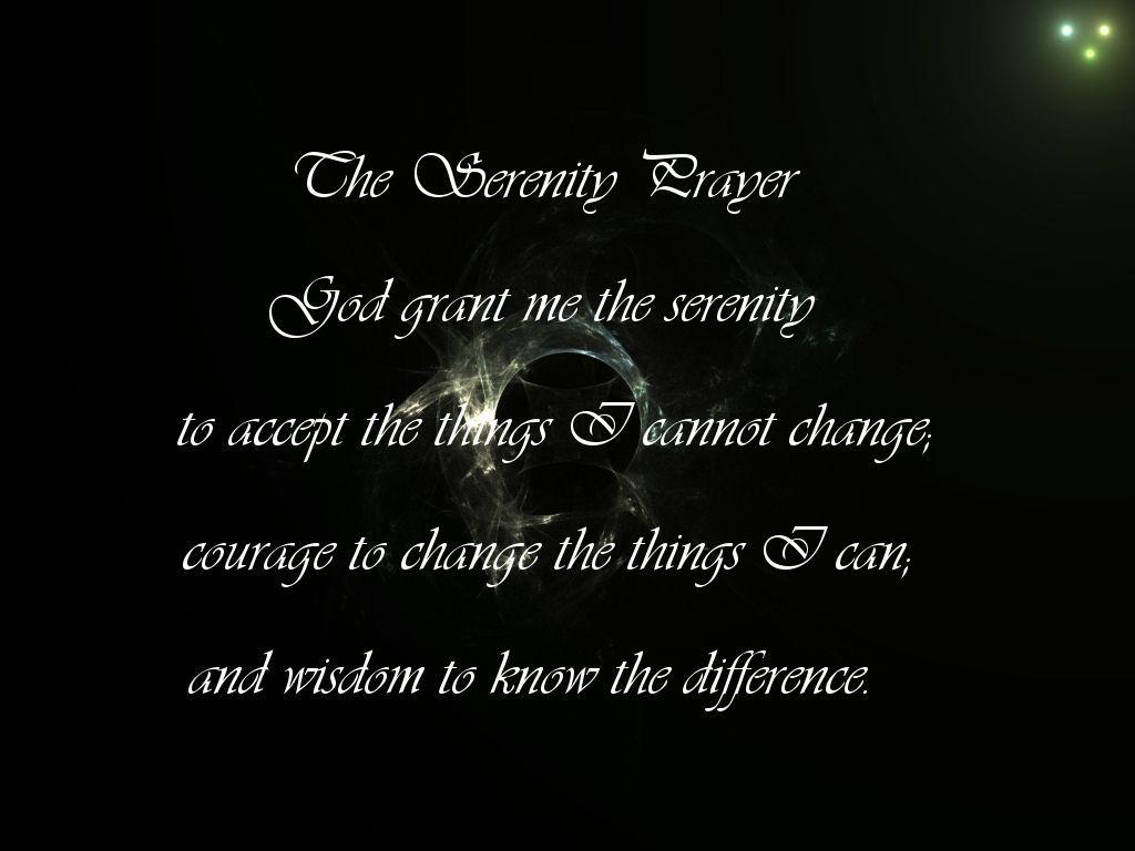 Wallpaper Serenity Prayer Wallpapers