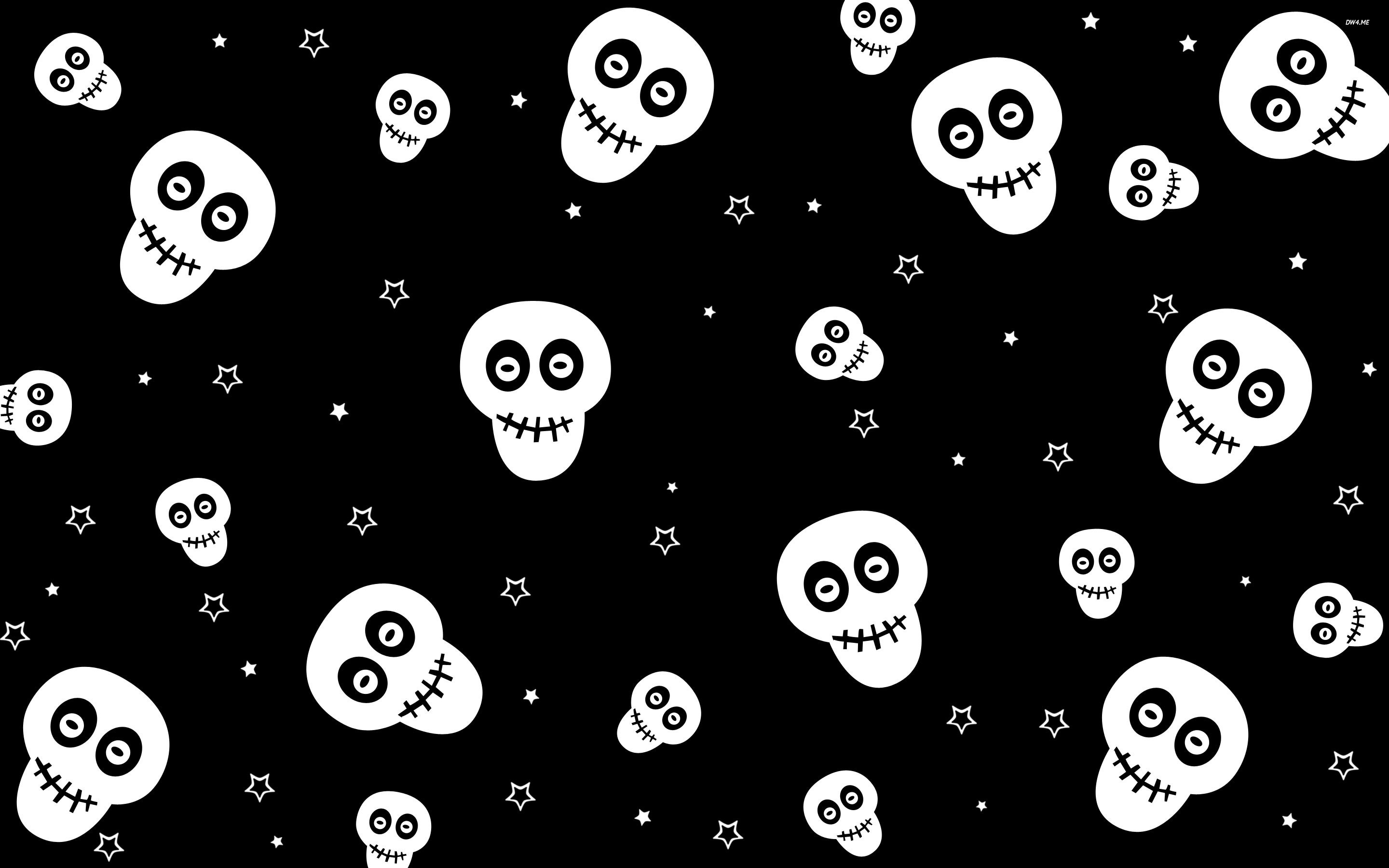 Wallpaper Skull Pattern Wallpapers