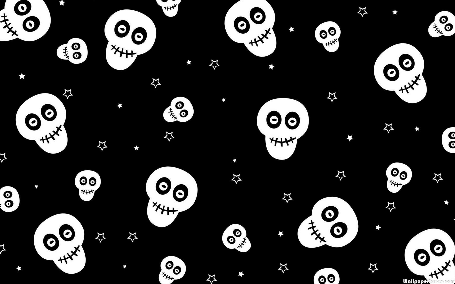 Wallpaper Skull Pattern Wallpapers