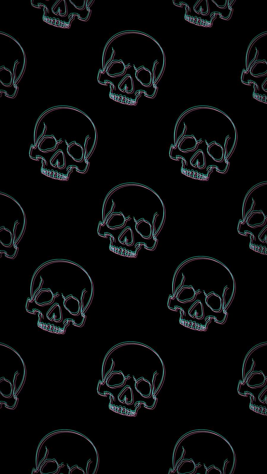 Wallpaper Skull Pattern Wallpapers