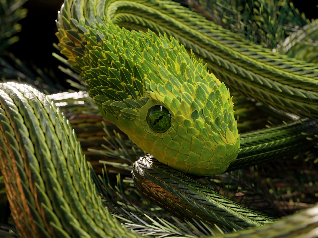 Wallpaper Snake 3D Wallpapers