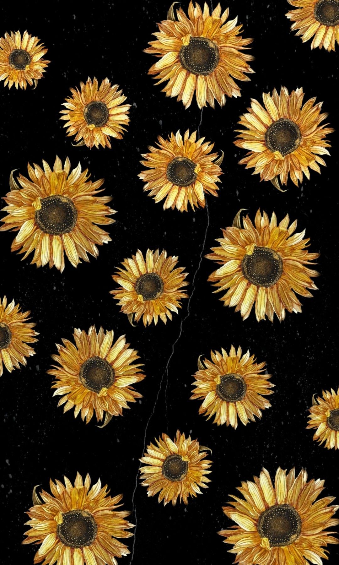 Wallpaper Sunflower Pattern Wallpapers