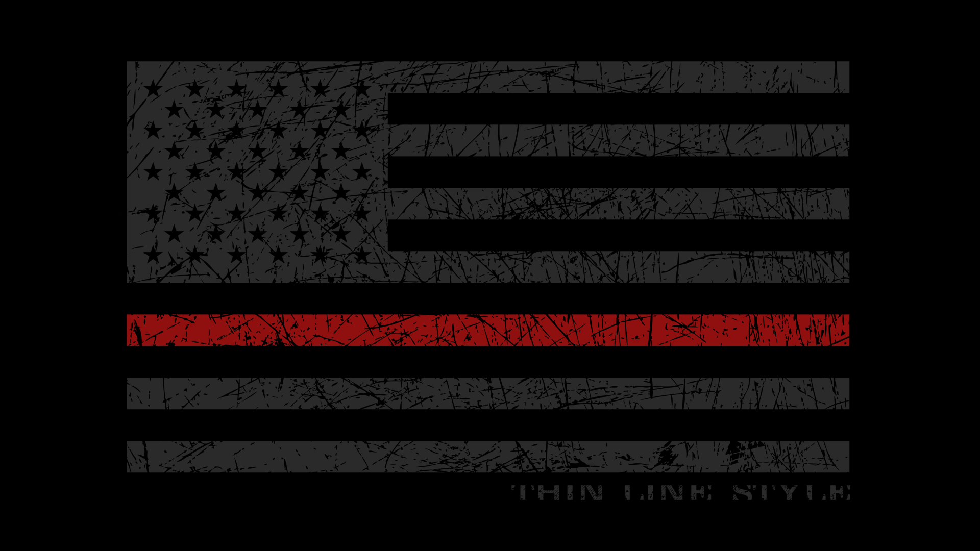 Wallpaper Thin Red Line Flag Wallpapers