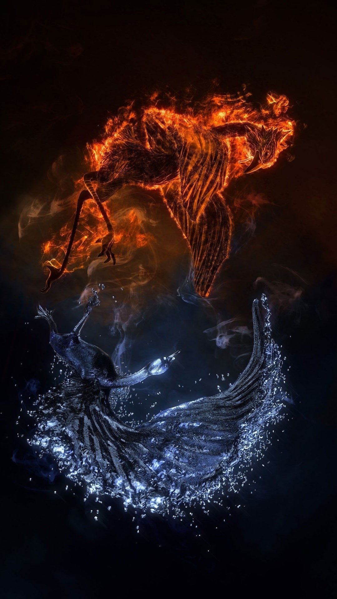 Water And Fire Wallpapers