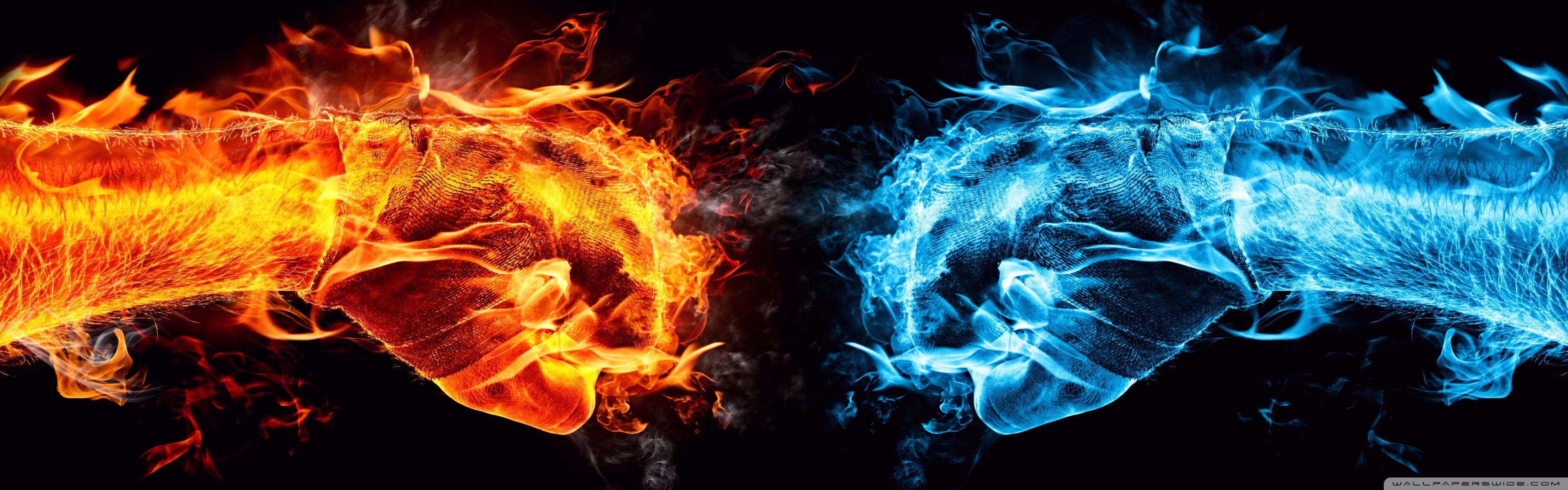 Water And Fire Wallpapers