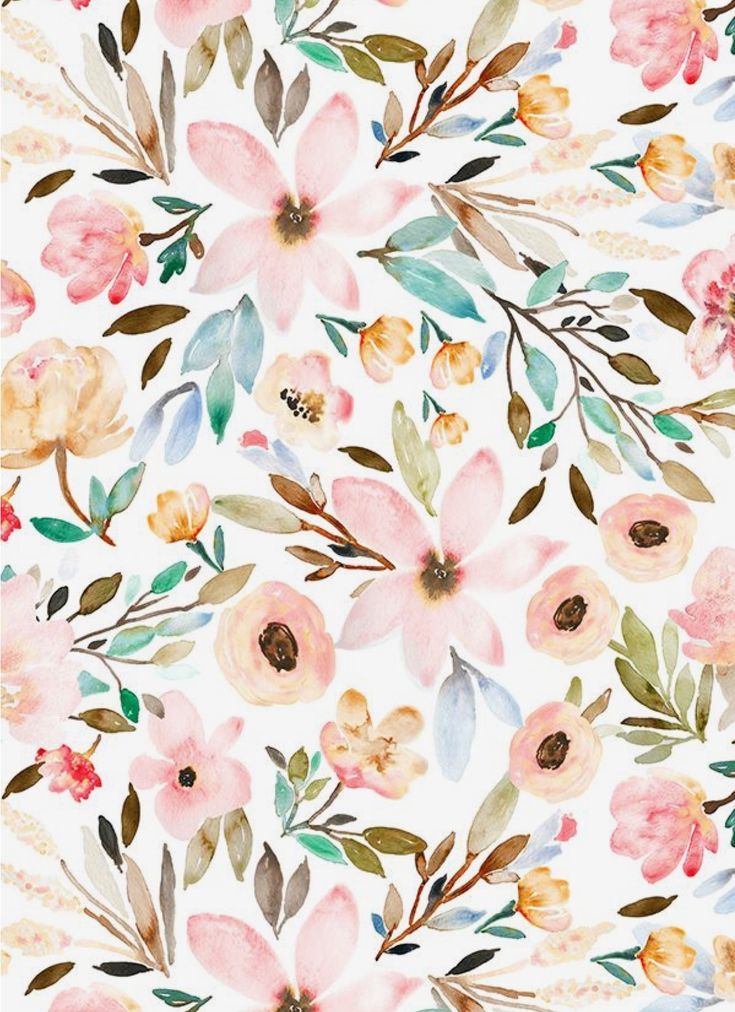 Watercolor Floral Wallpapers