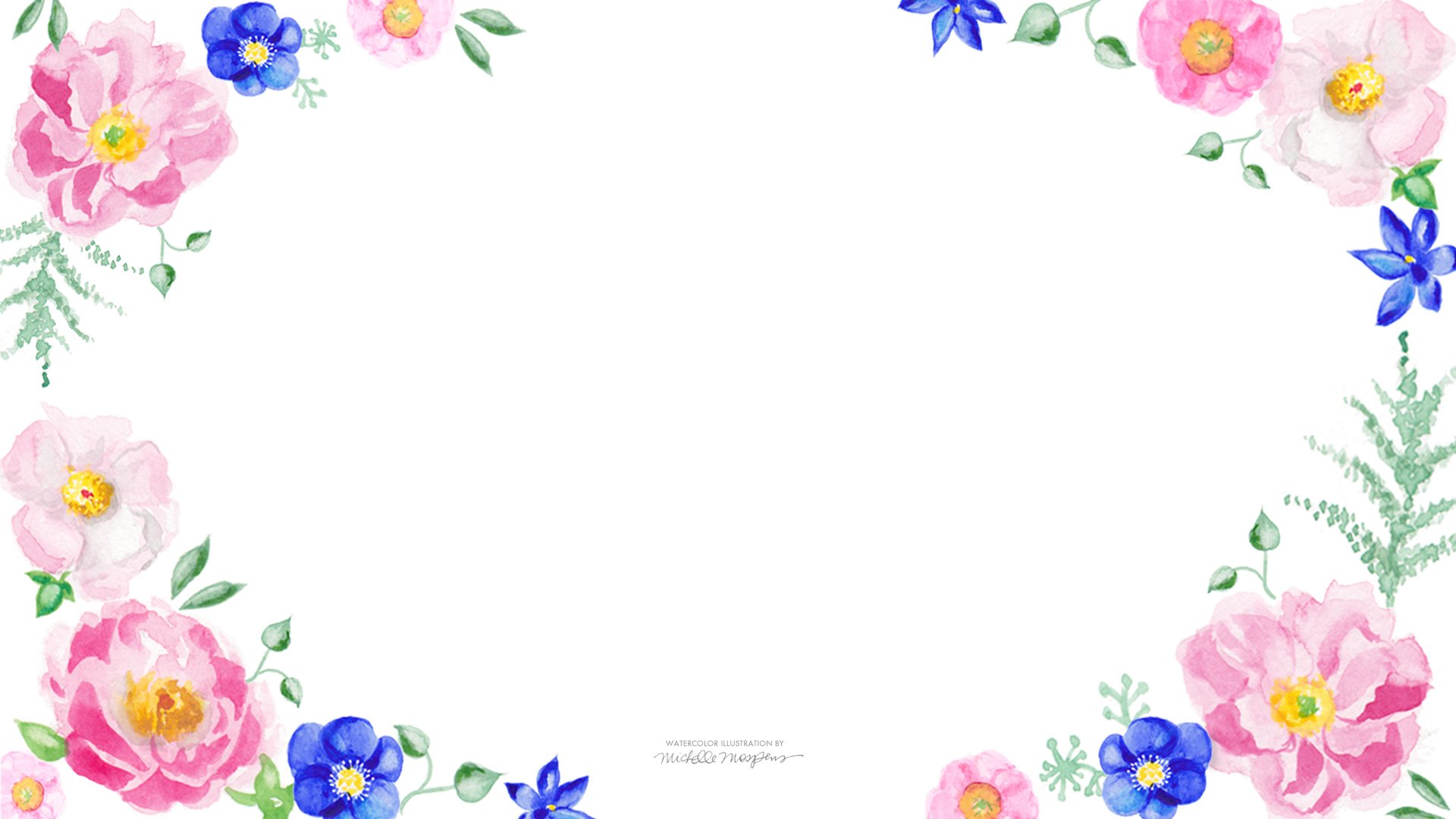 Watercolor Floral Wallpapers