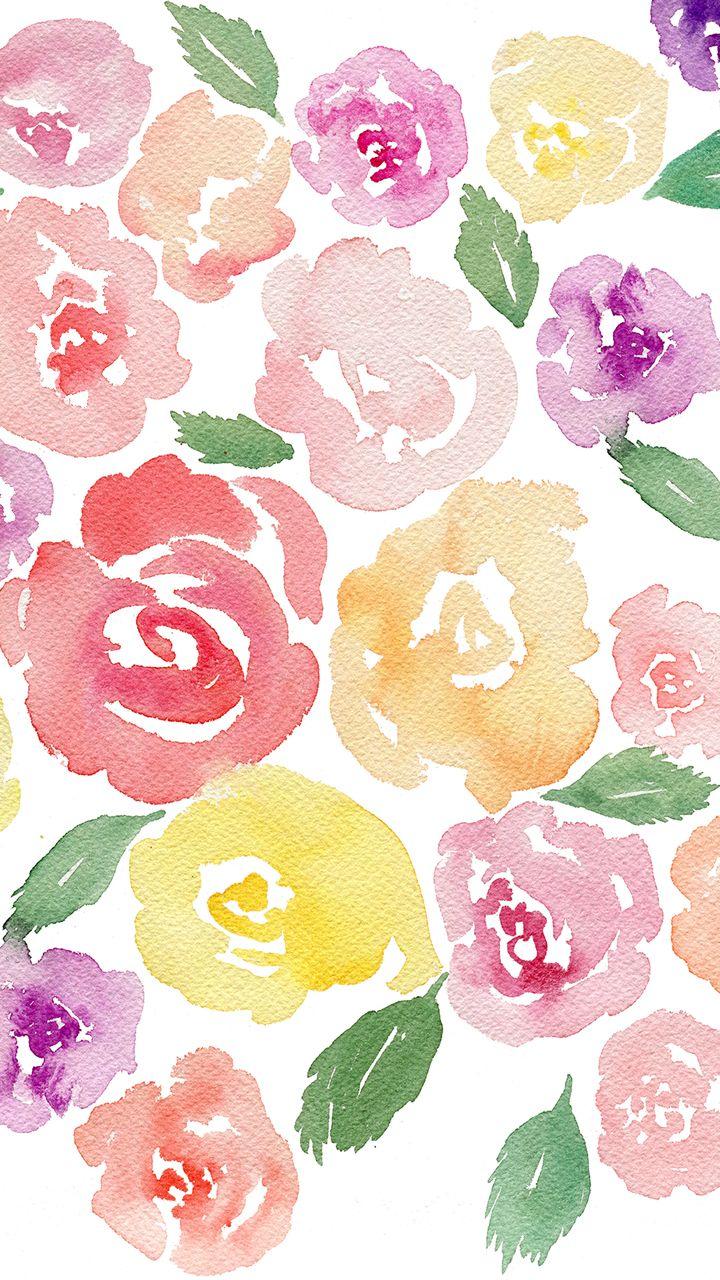 Watercolor Floral Wallpapers