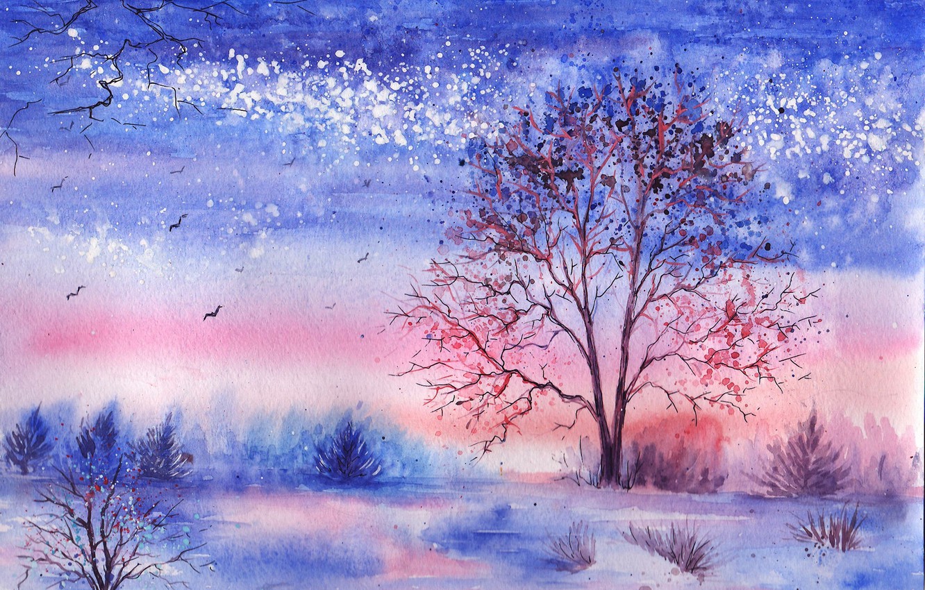 Watercolor Landscape Wallpapers