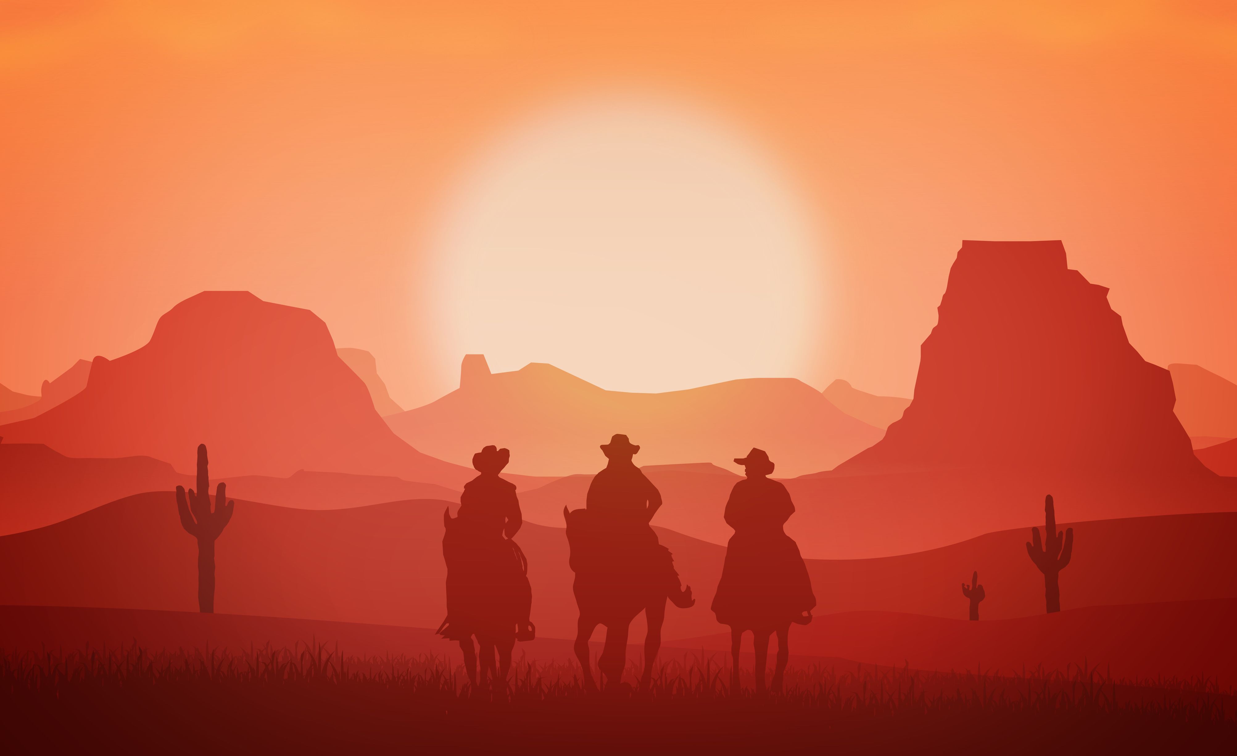 Western Sunset Wallpapers