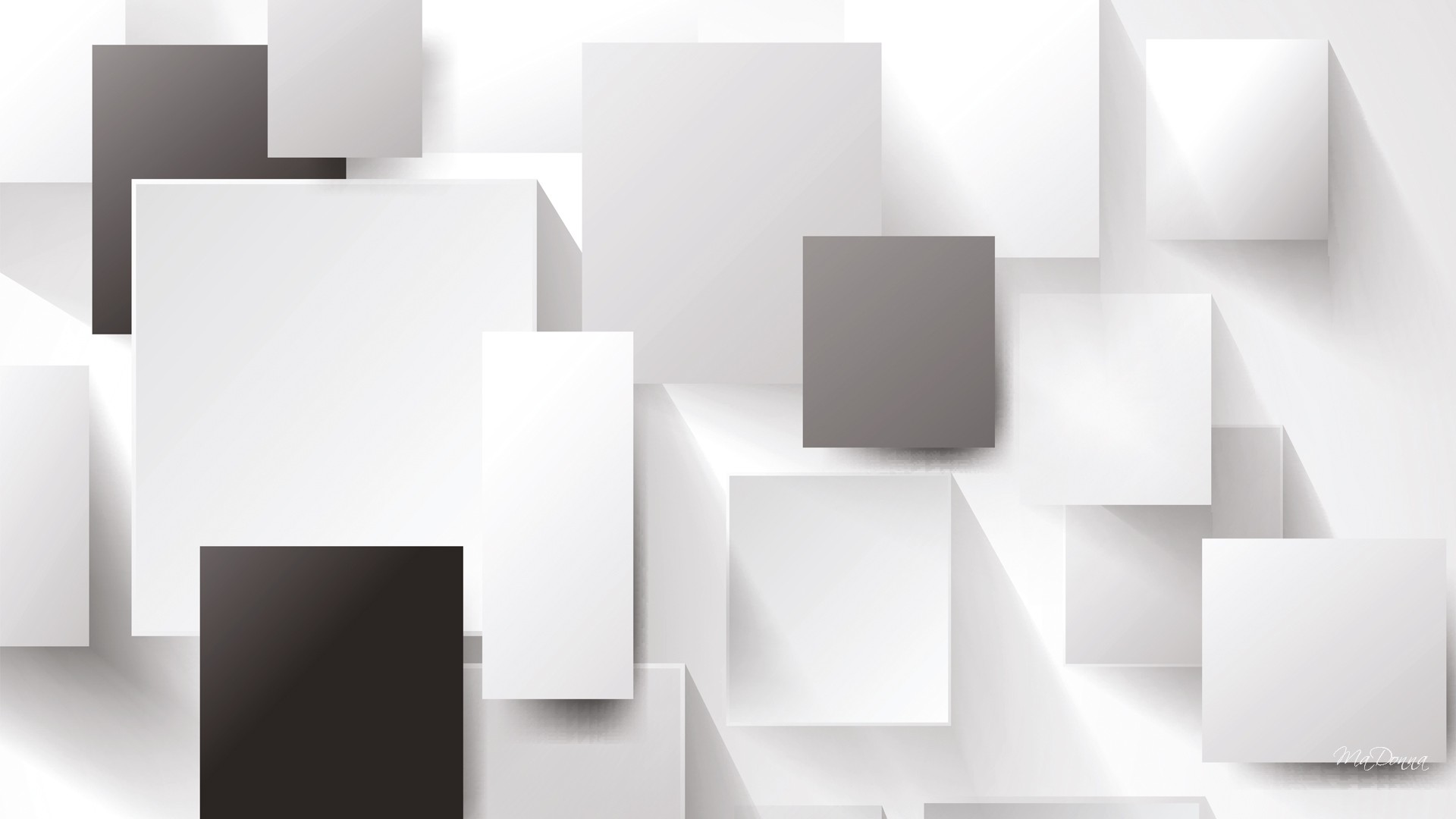 White Abstract 1920X1080 Wallpapers