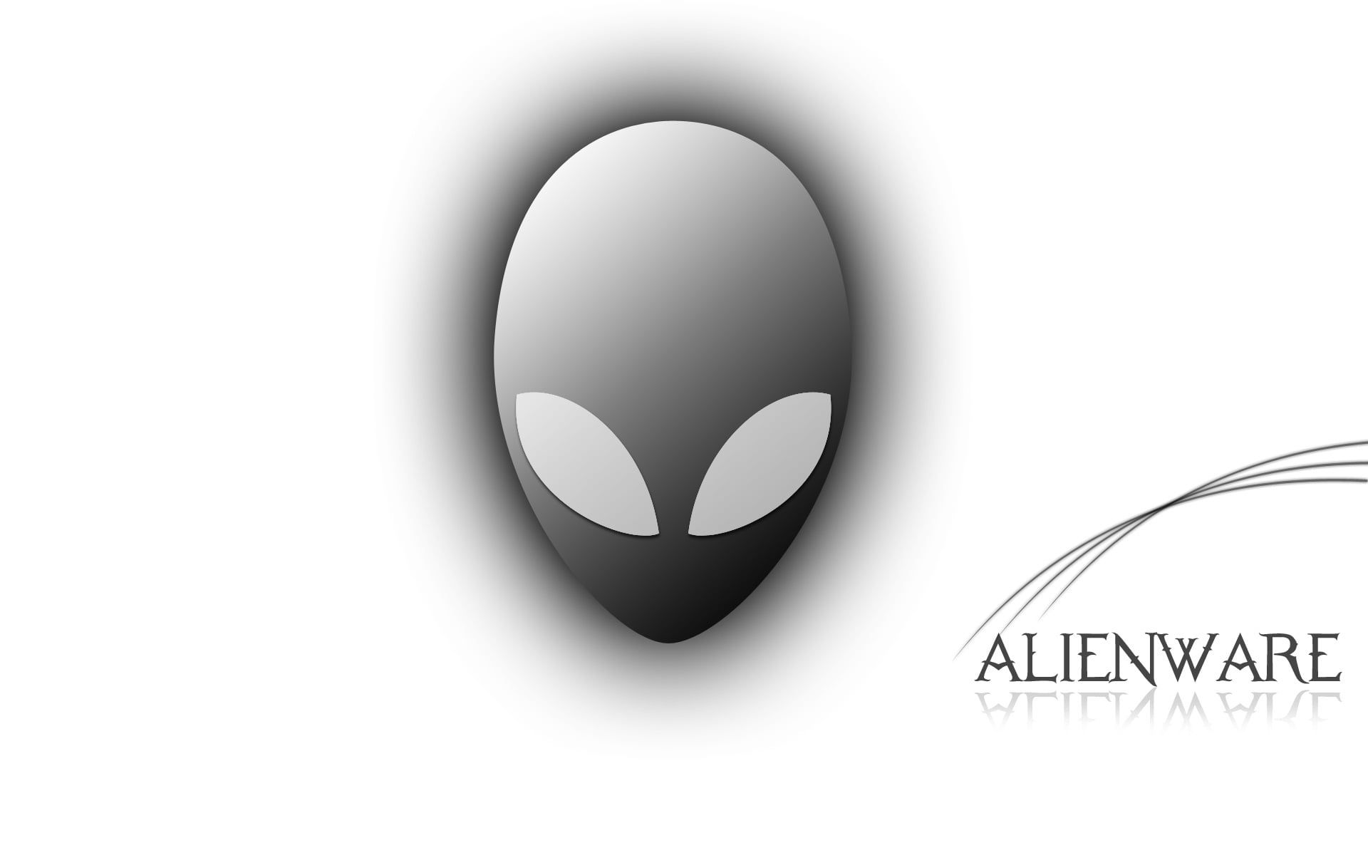 White Alienware Wallpapers