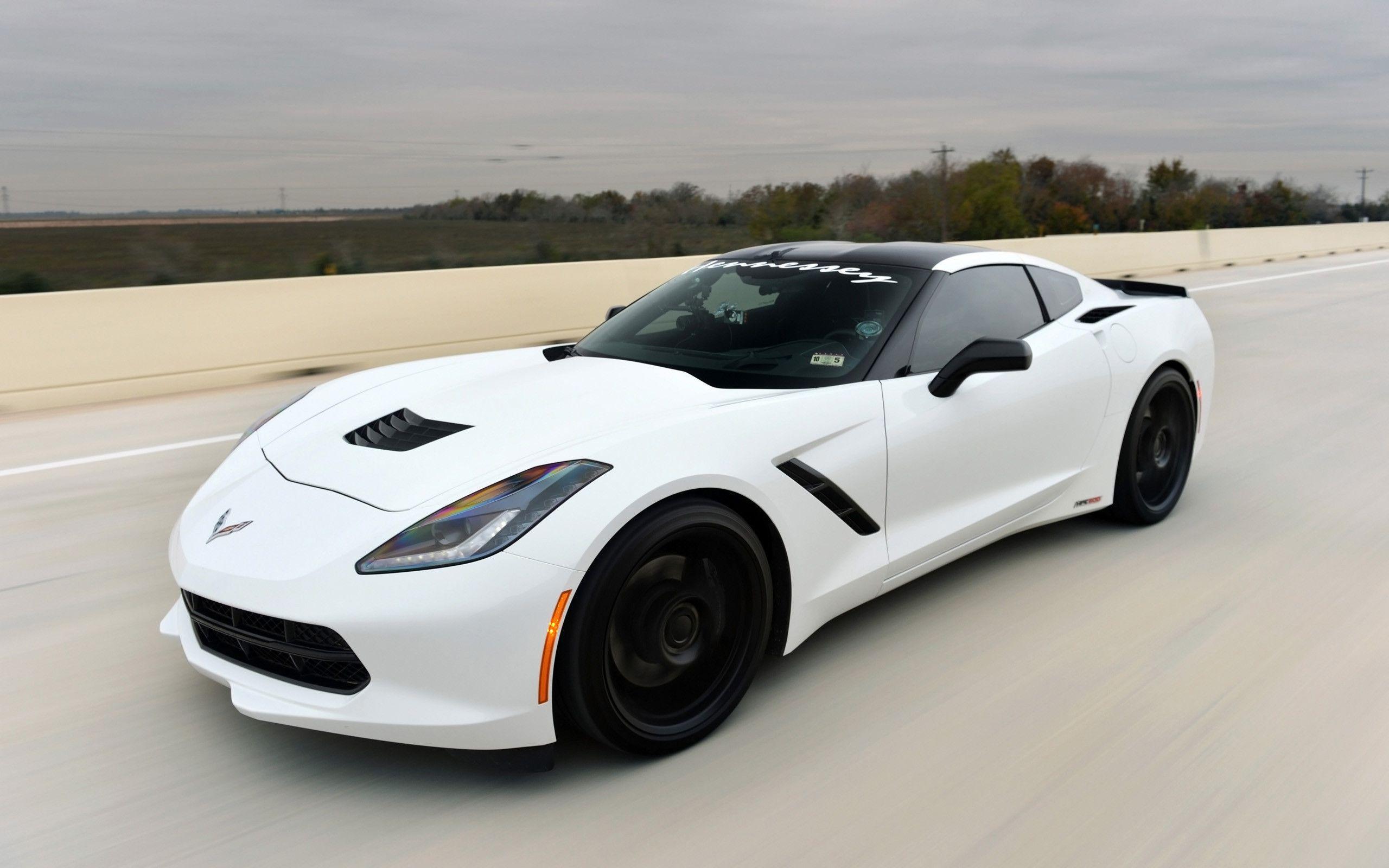 White Corvette Wallpapers