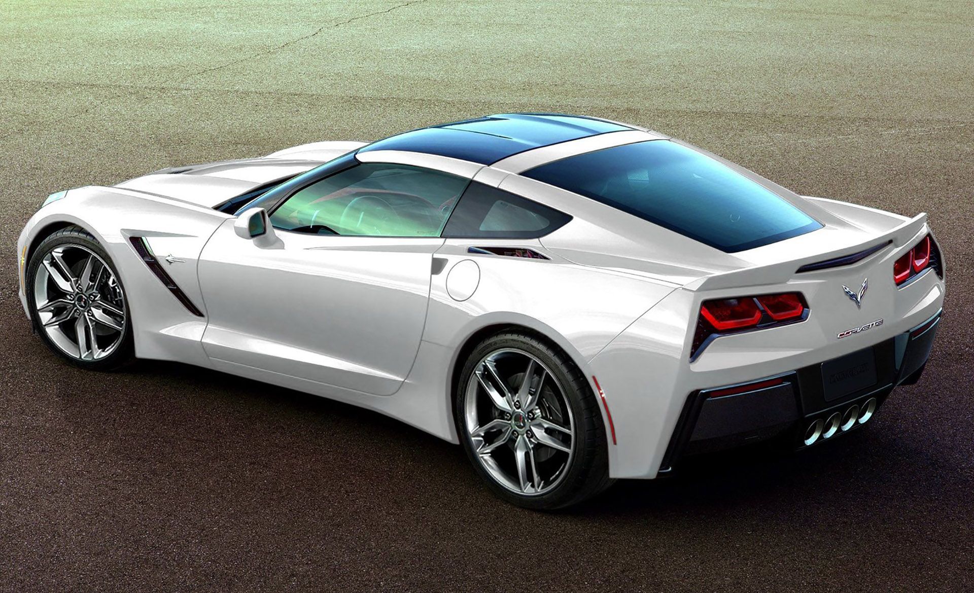 White Corvette Wallpapers