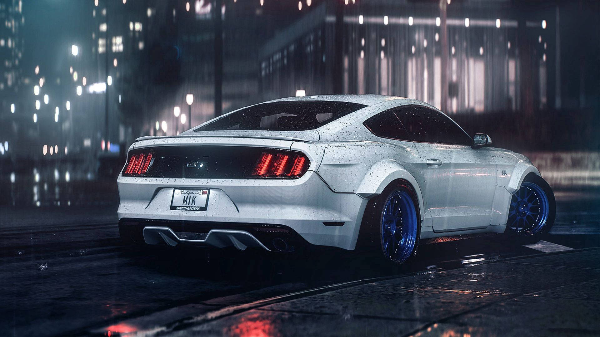 White Gt Mustang Wallpapers