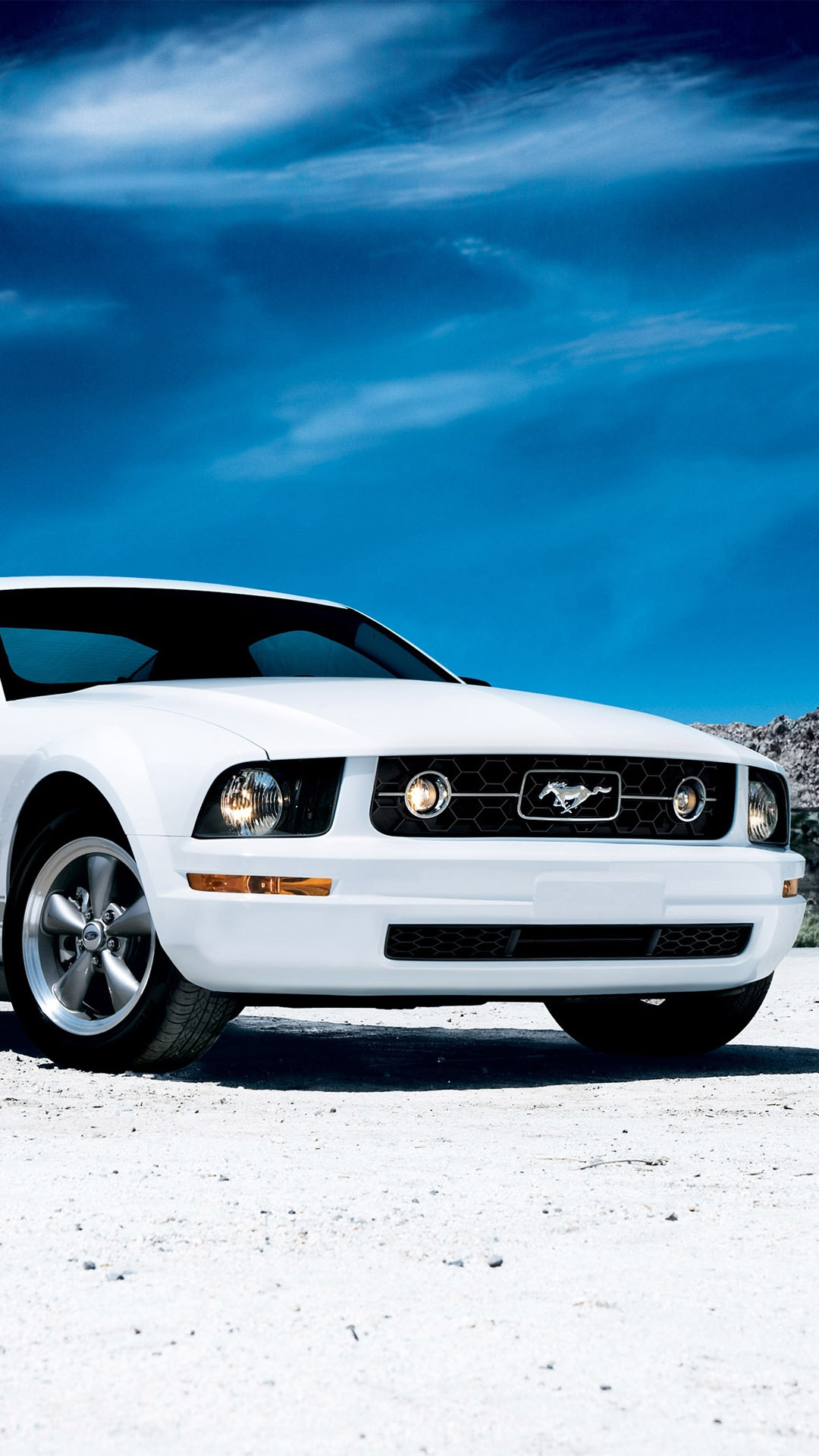 White Gt Mustang Wallpapers