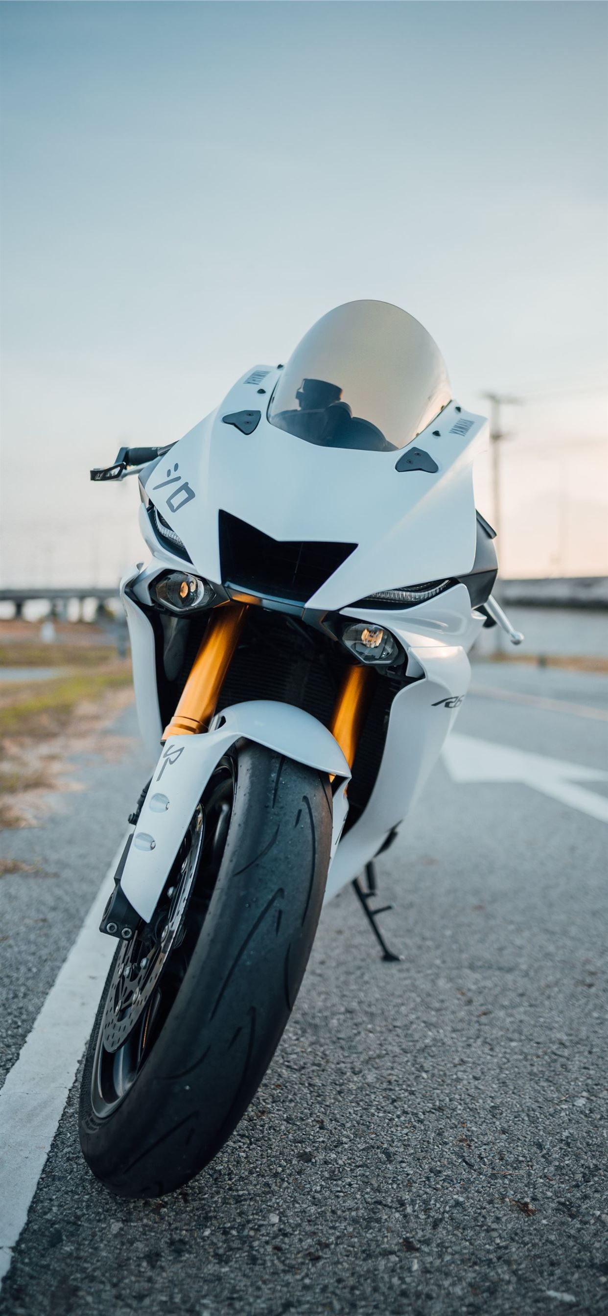 White Motorcycle Wallpapers
