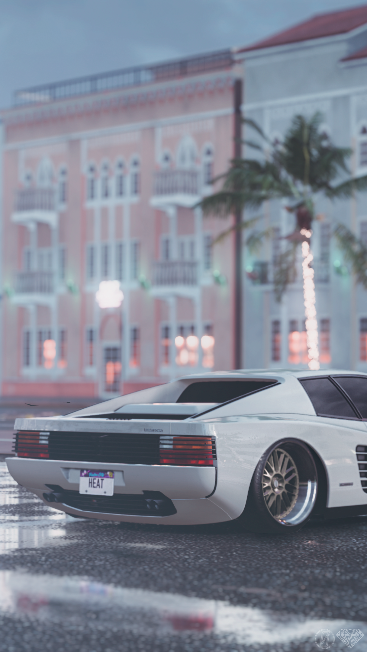 White Testarossa Wallpapers