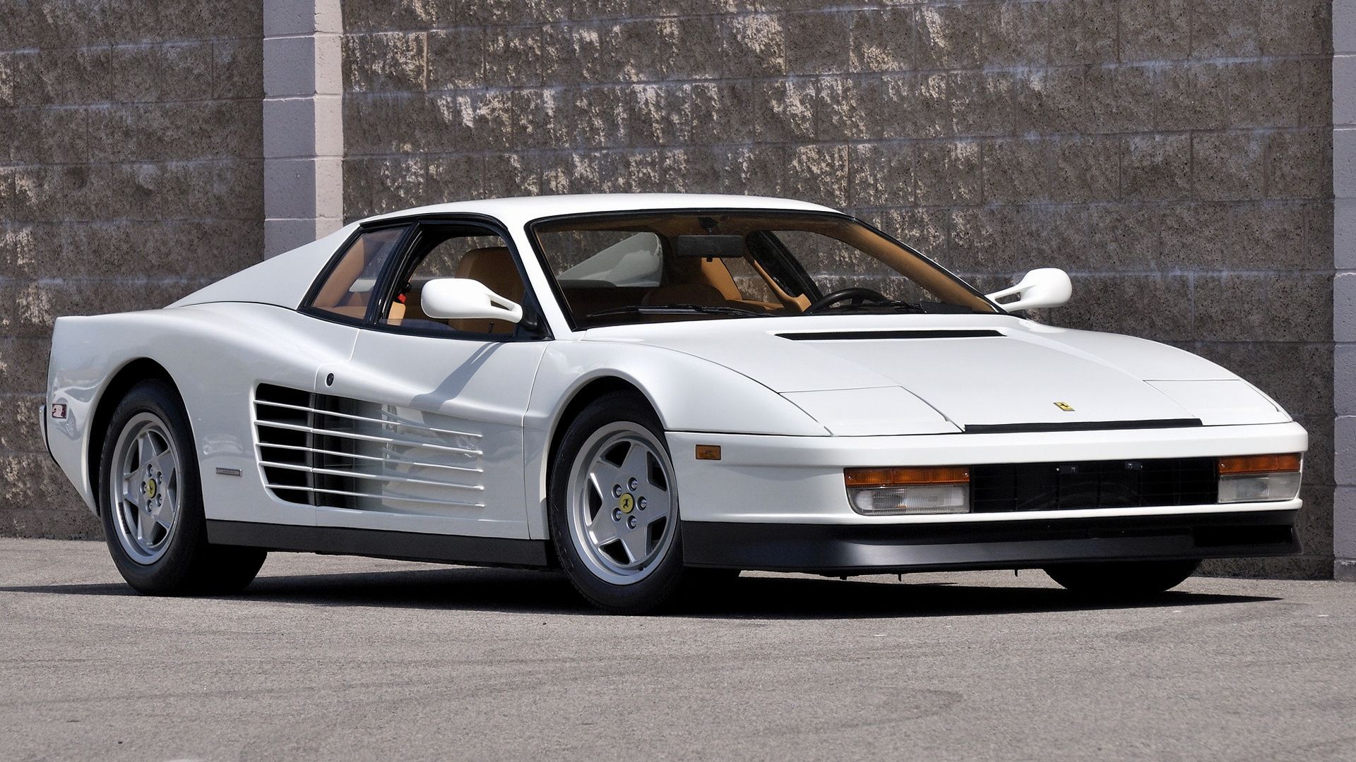 White Testarossa Wallpapers