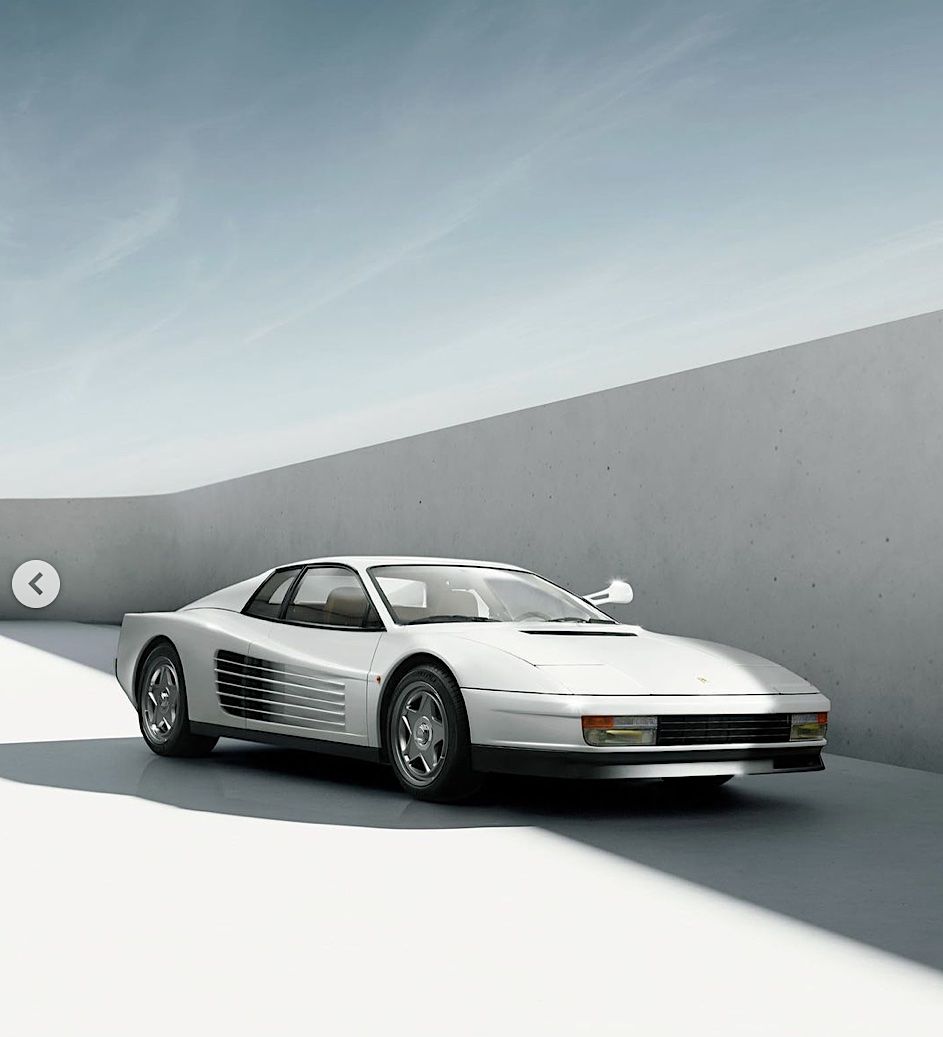 White Testarossa Wallpapers