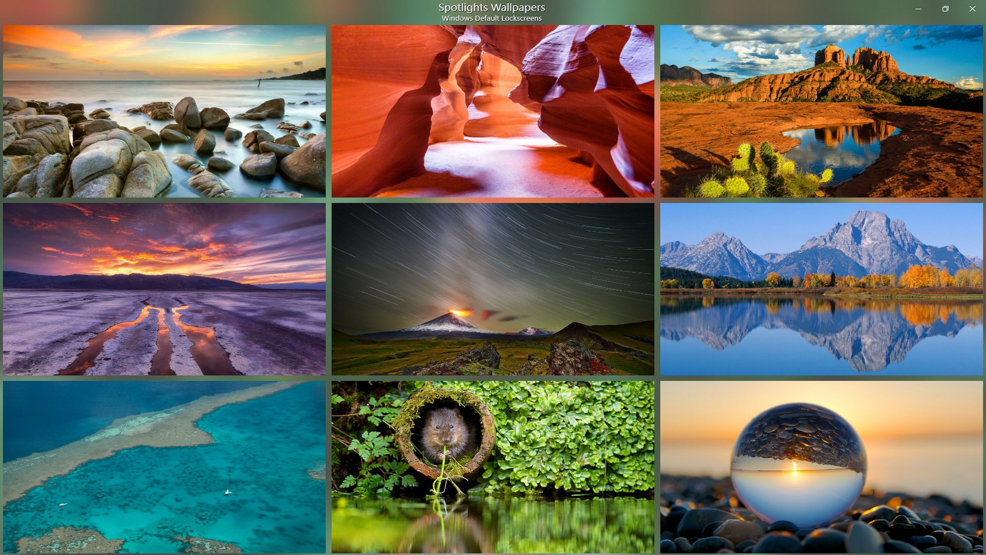 Windows Default Wallpapers