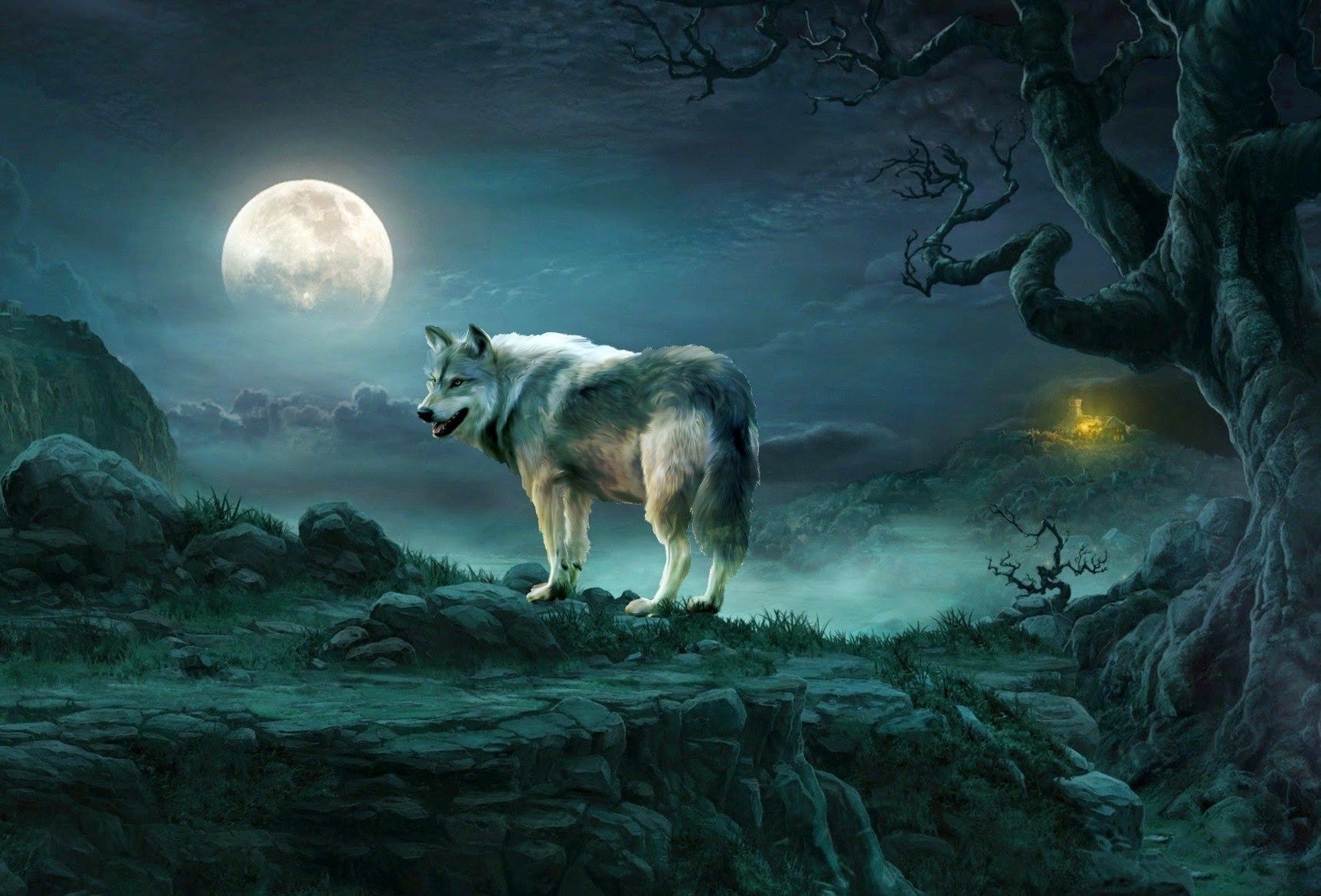 Winged Wolf Wallpapers