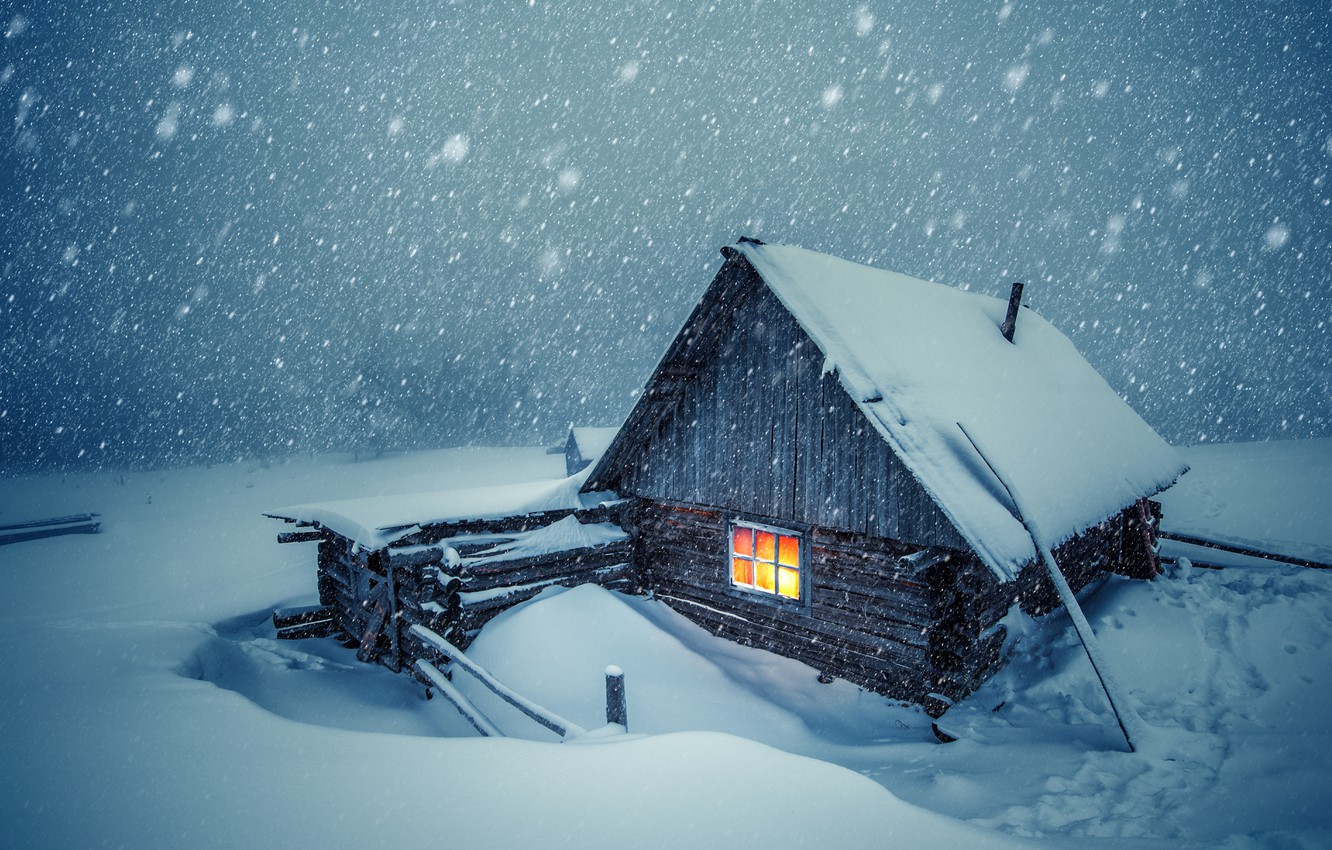 Winter Cabin Wallpapers