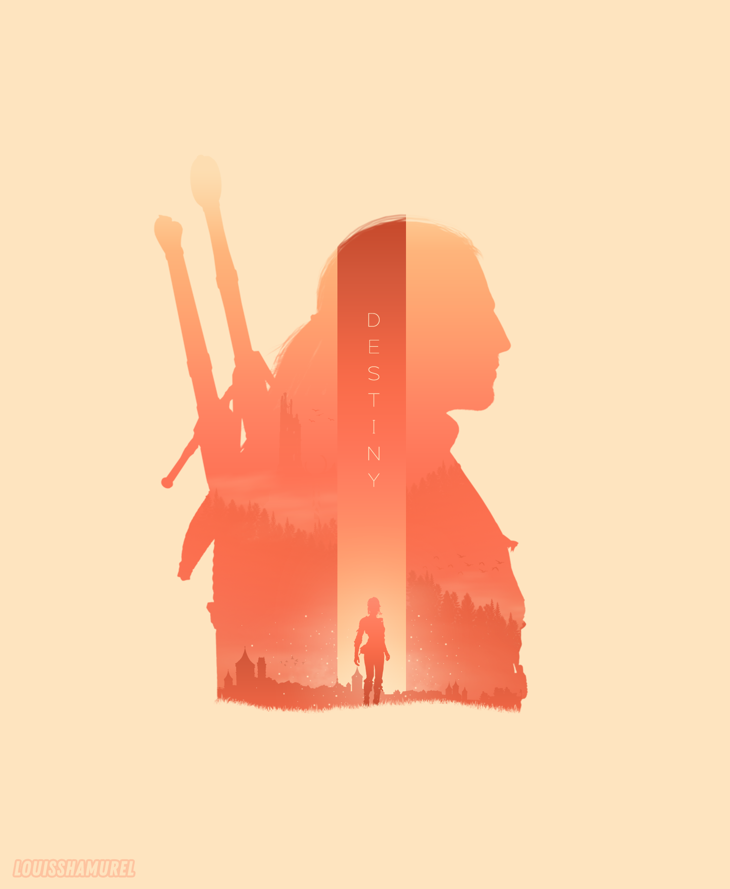 Witcher Minimalist Wallpapers