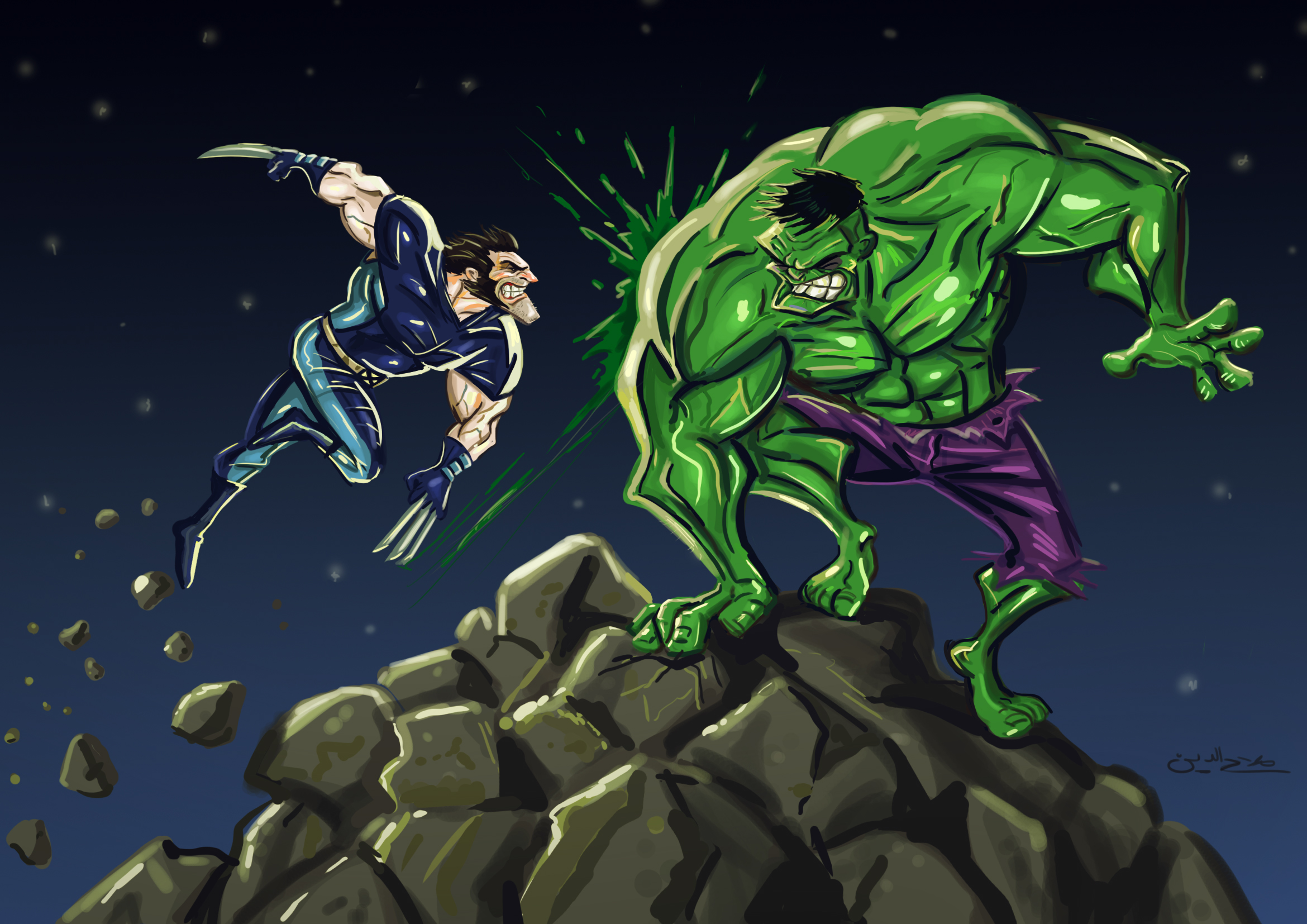 Wolverine Vs Hulk Wallpapers