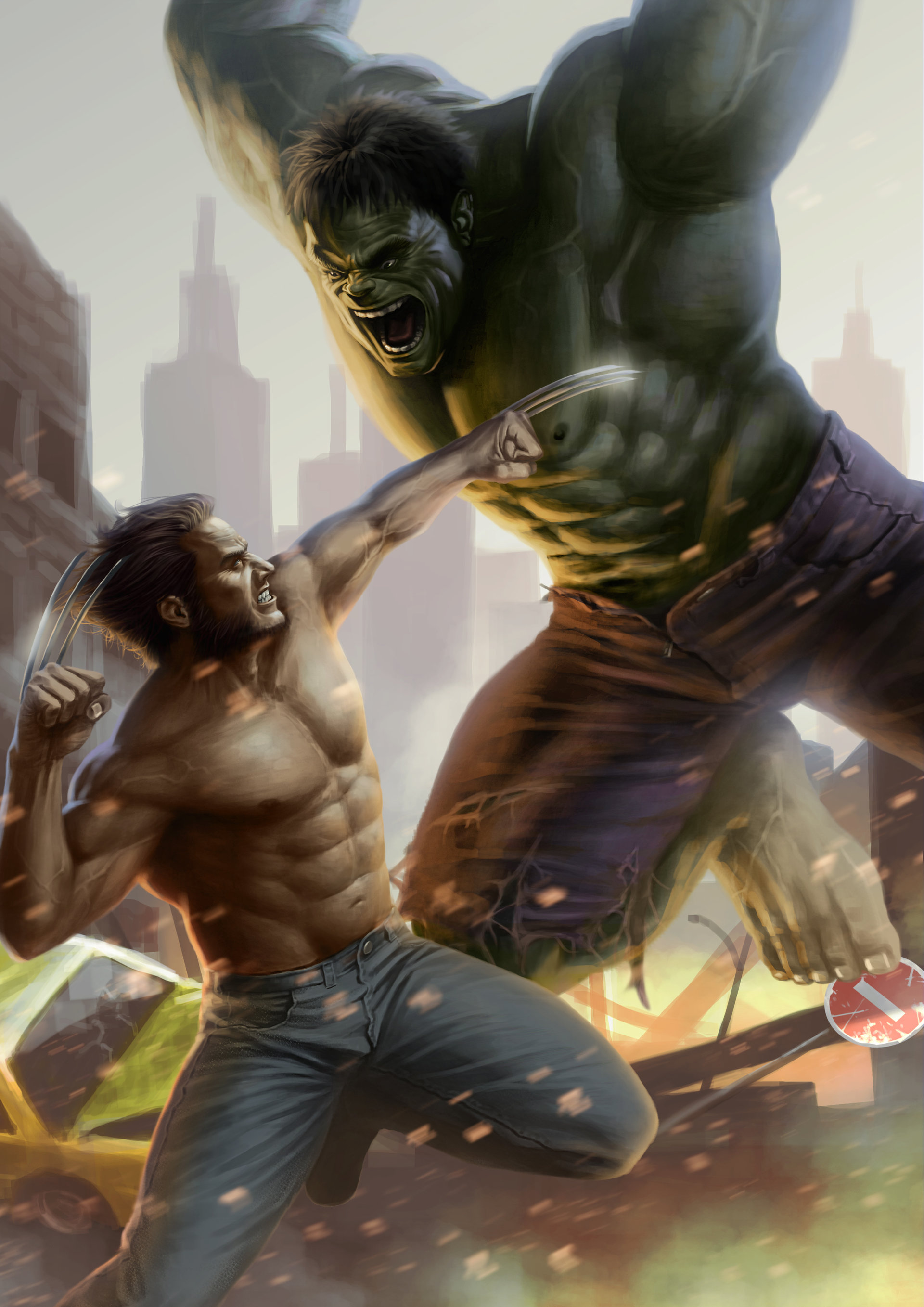 Wolverine Vs Hulk Wallpapers