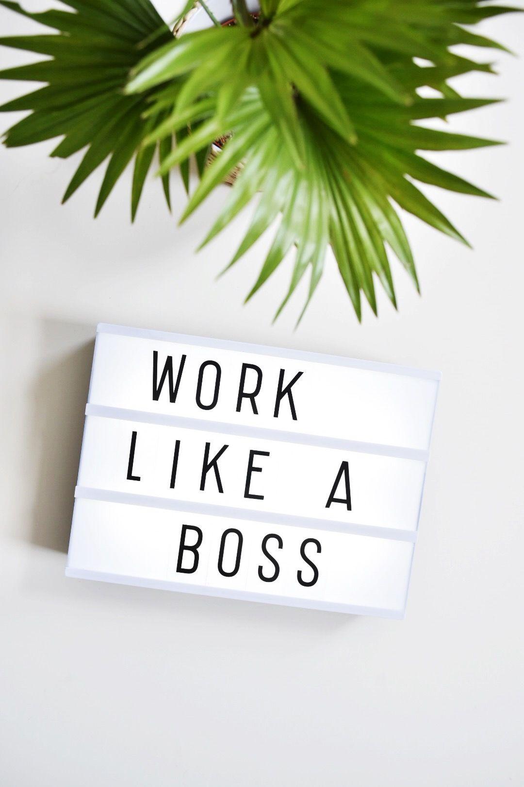 Work Like A Boss Wallpapers