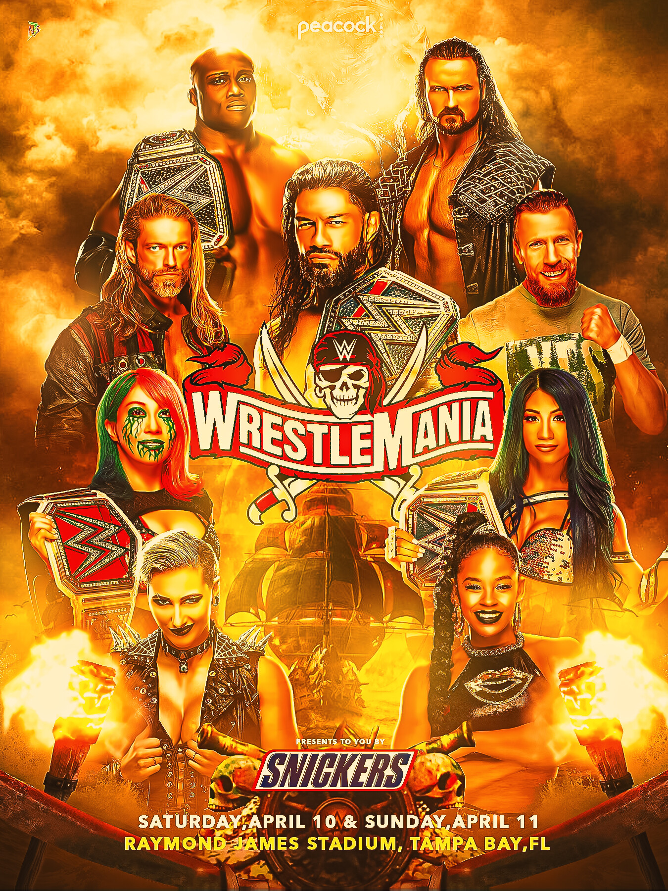 Wrestlemania 37 Wallpapers