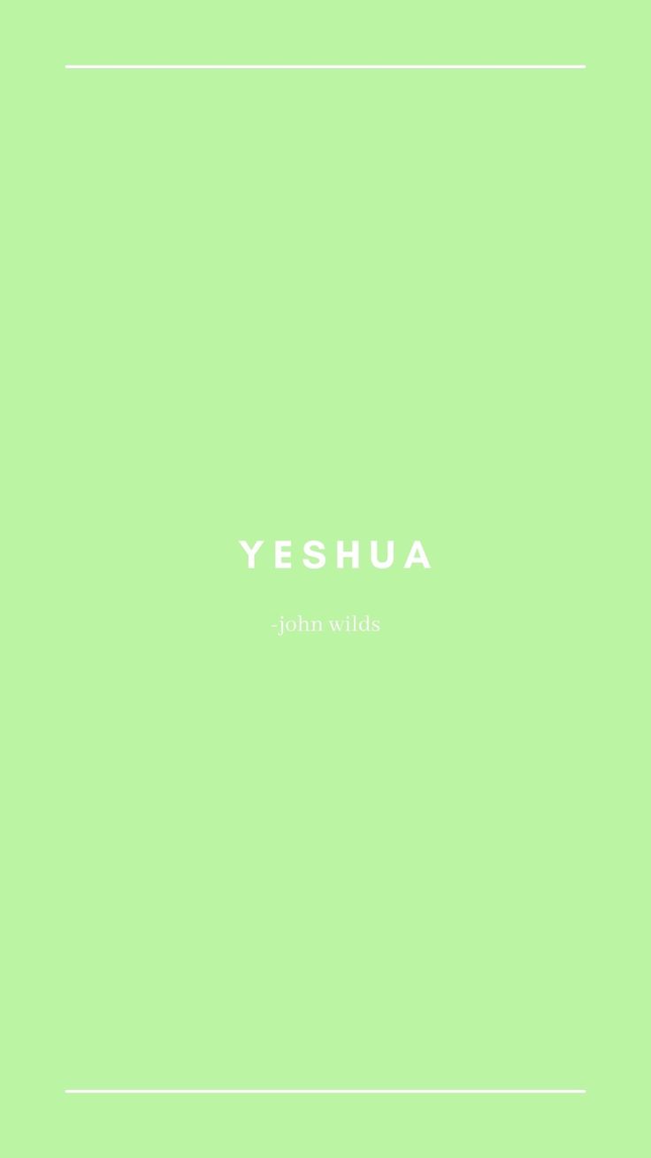 Yeshua Wallpapers