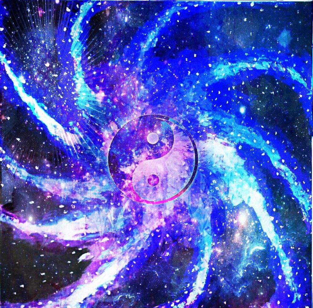 Yin Yang Galaxy Wallpapers