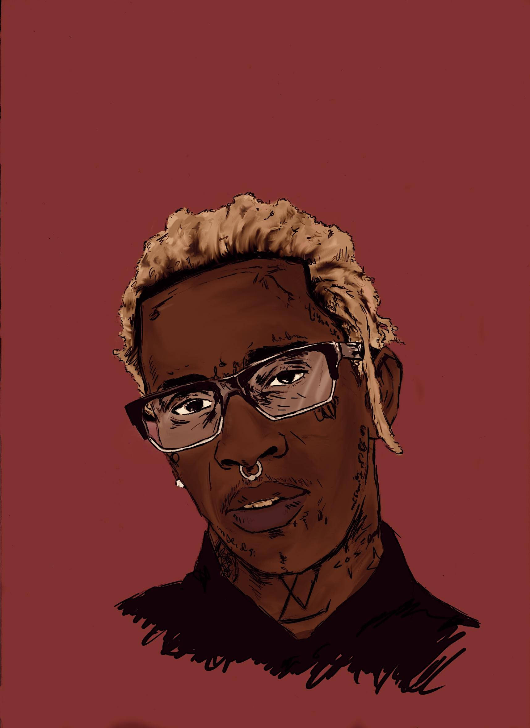 Young Thug Cartoon Wallpapers