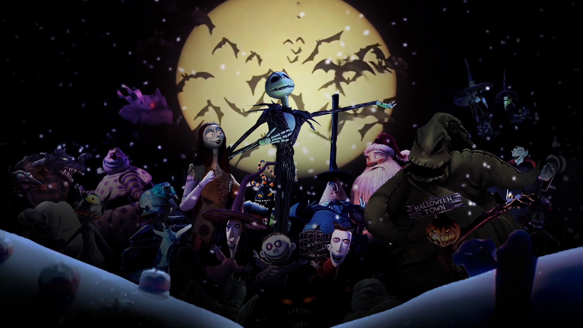 Zero Nightmare Before Christmas Wallpapers